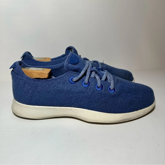 Allbirds Merino Wool Runners Blue Comfort Shoes Mens size 10 0418 NV1 (263 Box30 - Picture 1 of 9